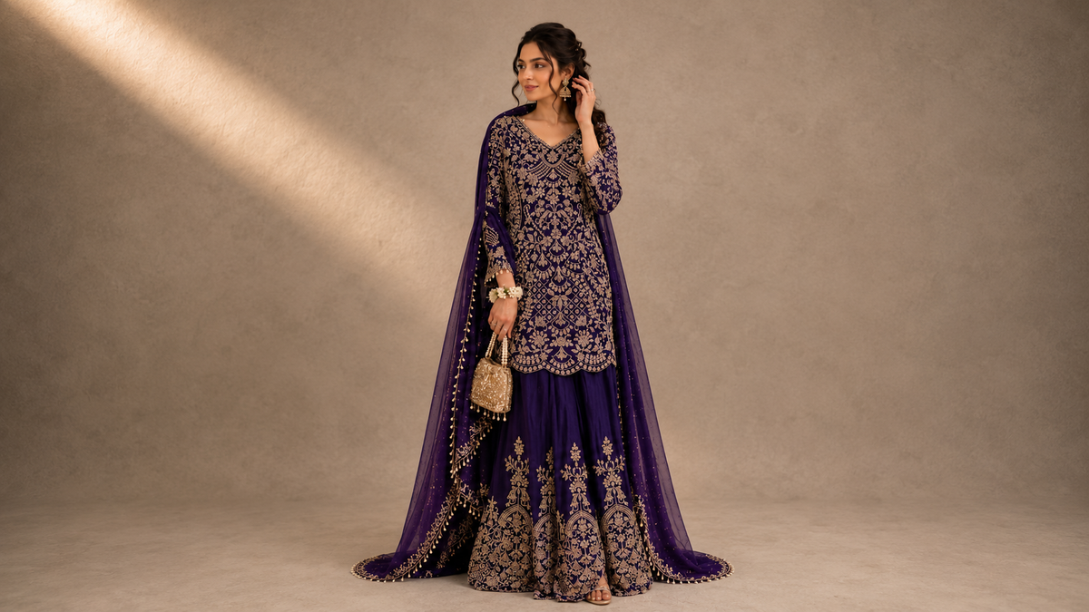 Wedding collection — bridal and guest wear at Happy Moments, Mumbai