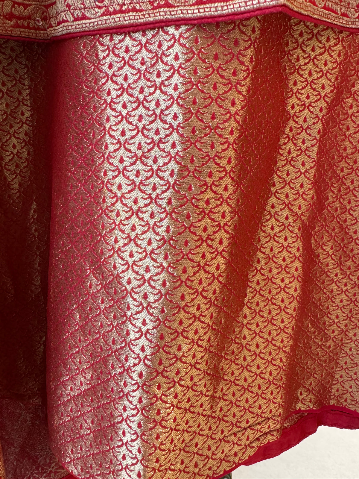 The Khadi Aura — Khadi Georgette Suit with Zari Work