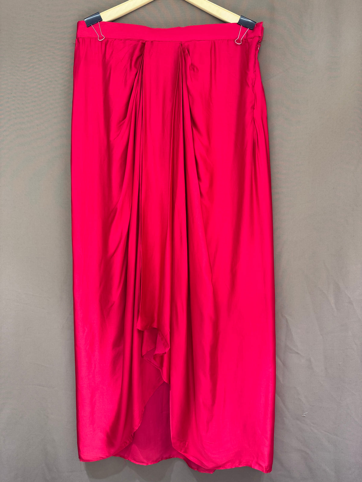The Dhoti Edit Vol. 02 — Satin Silk Fusion Set with Handwork