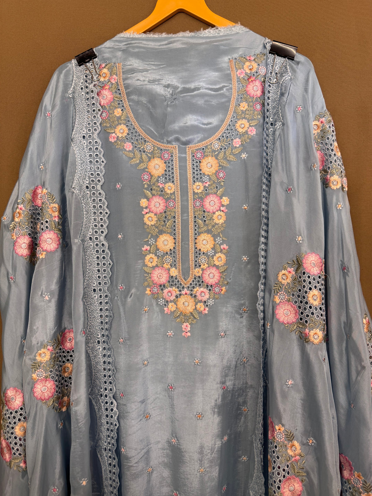 The Threadwork Edit Vol. 03 — Glass Organza Suit with Thread Work