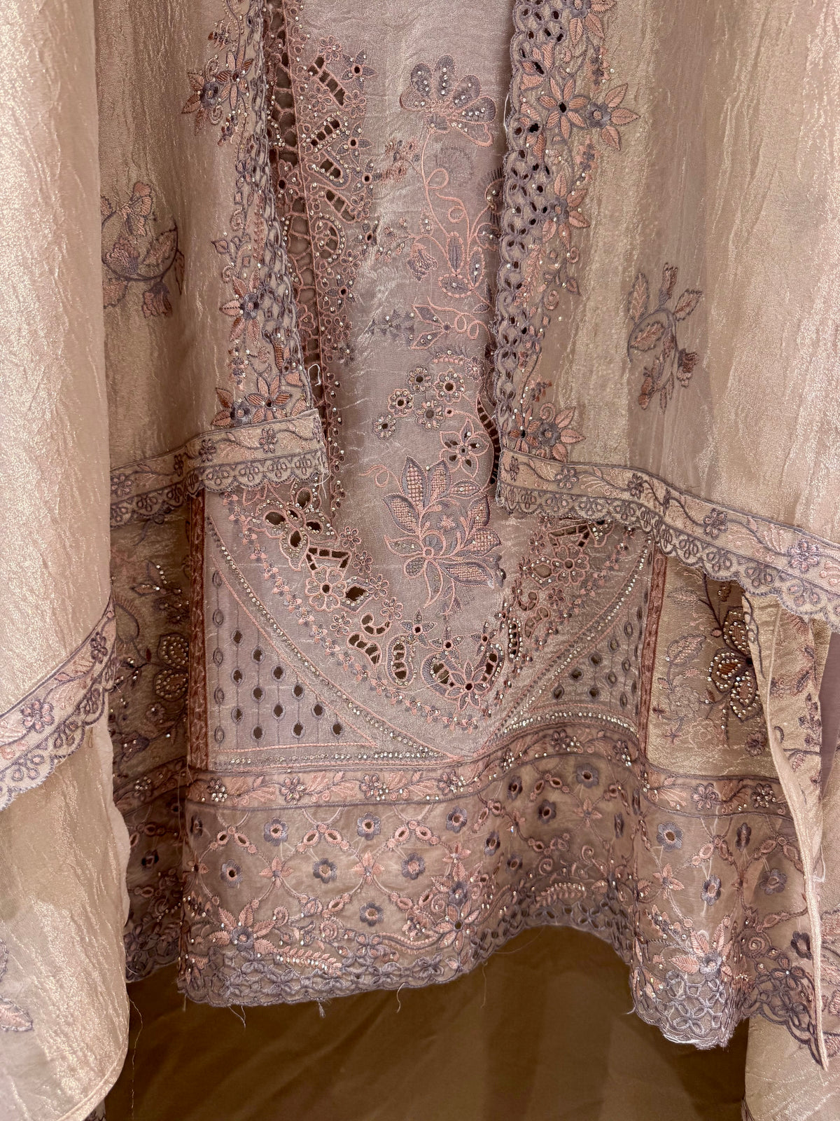The Cutwork Edit Vol. 04 — Crush Shimmer Suit with Swarovski