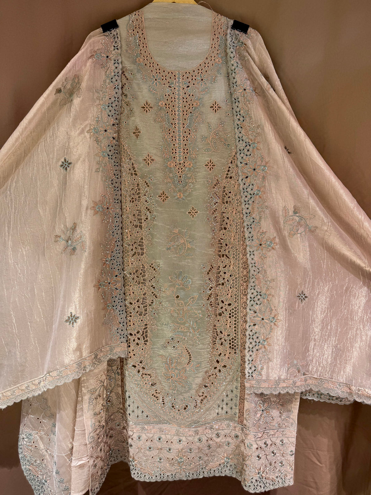 The Cutwork Edit Vol. 04 — Crush Shimmer Suit with Swarovski