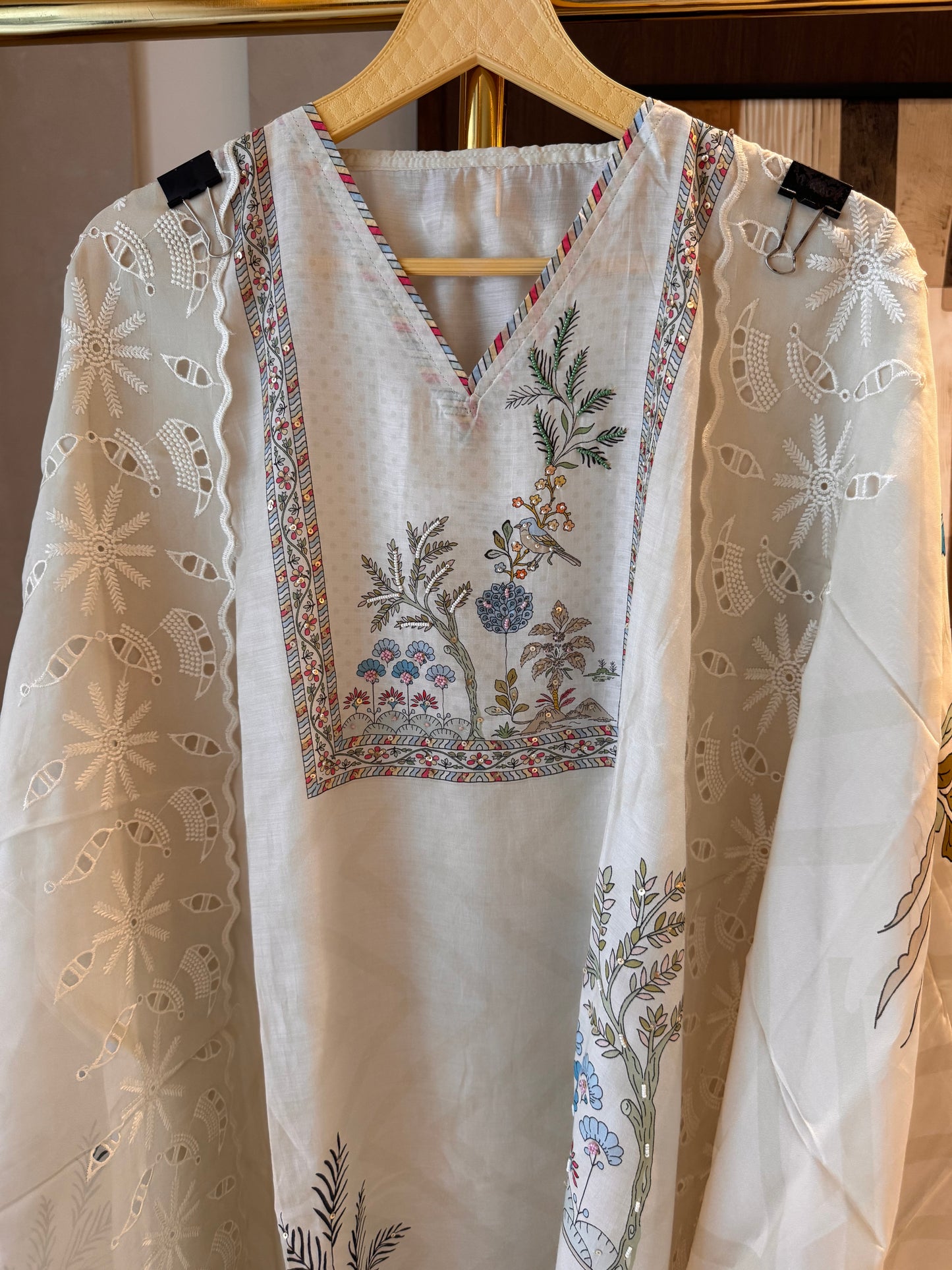 Printed Muslin Suit Set