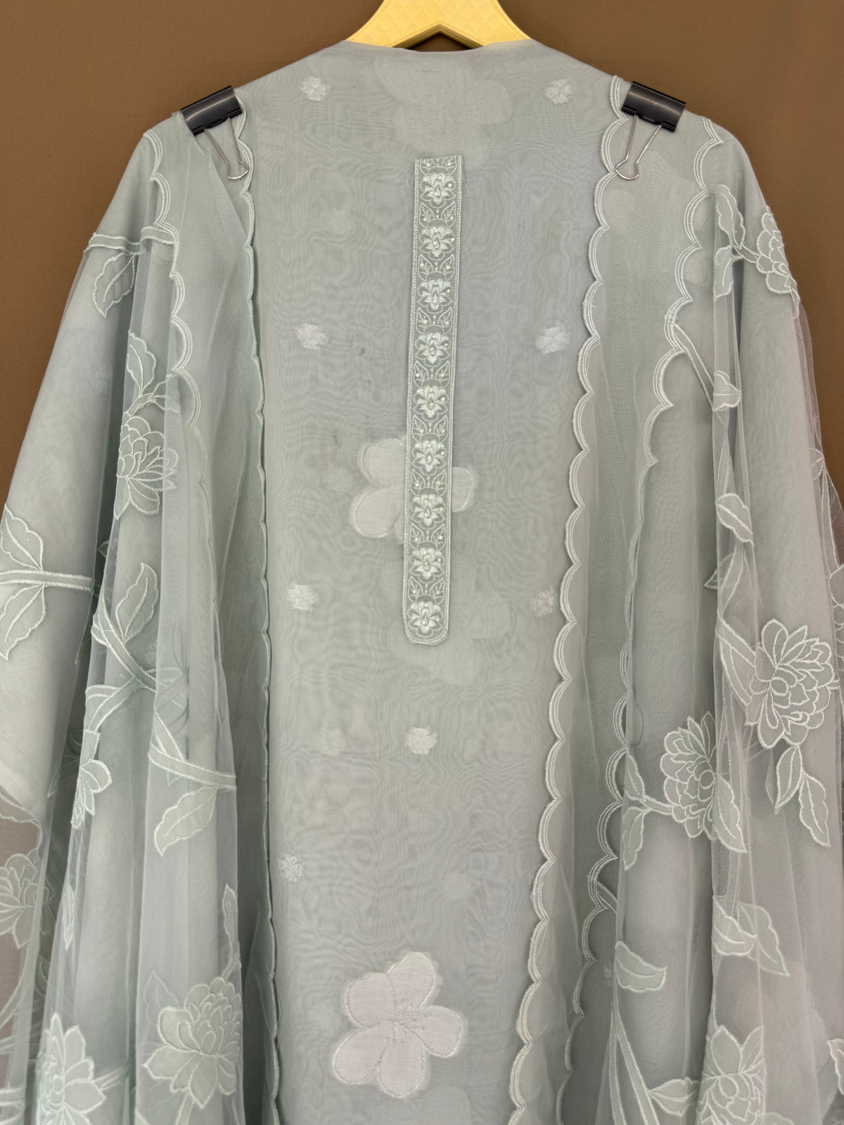 The Cutwork Edit Vol. 03 — Soft Organza Suit with Net Cutwork