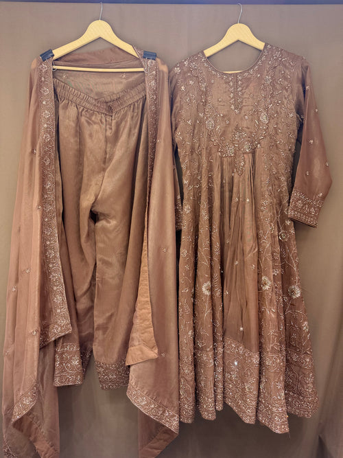 The Anarkali Edit Vol. 02 — Shimmer Silk Set with Zari Work
