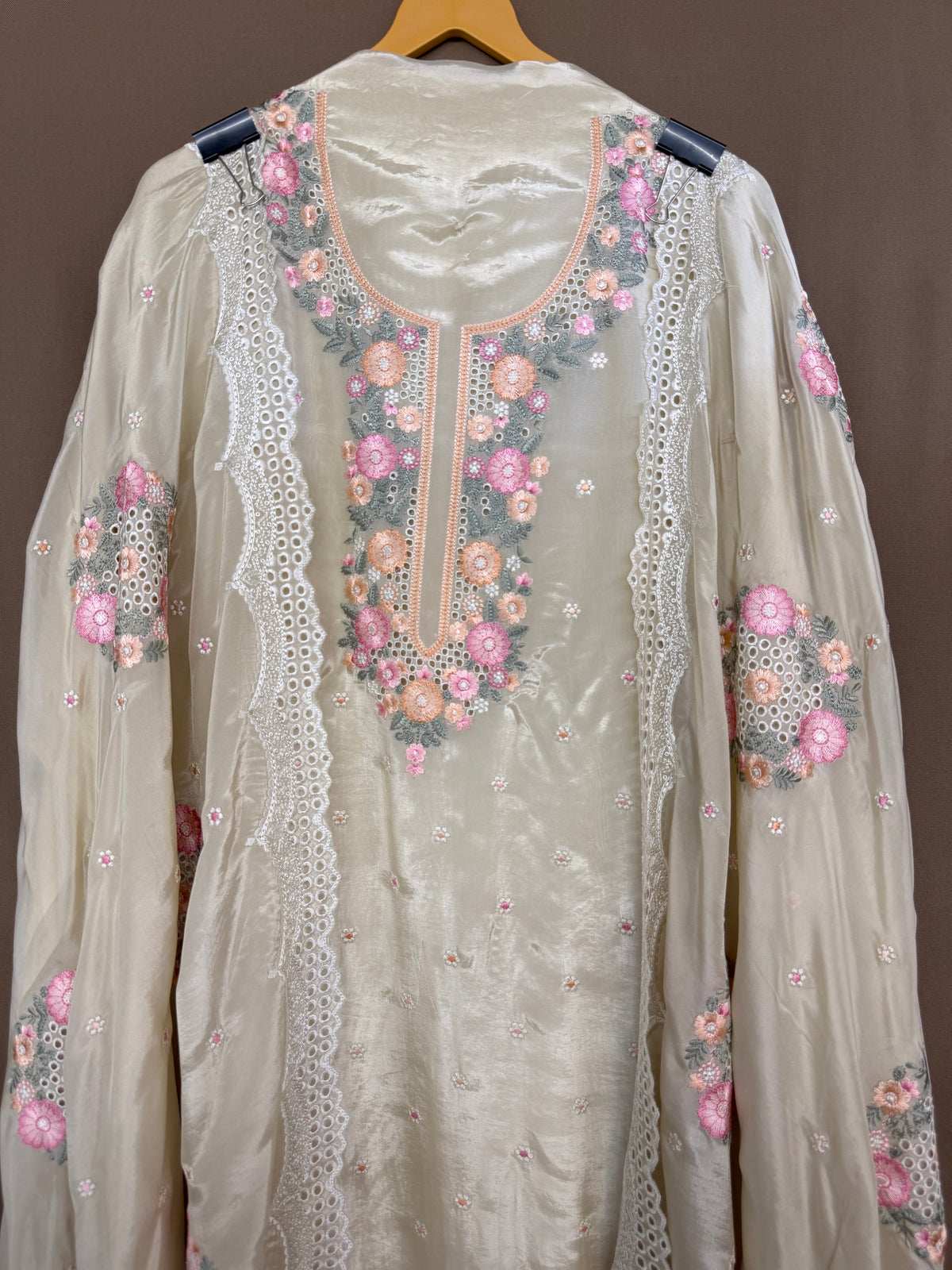 The Threadwork Edit Vol. 03 — Glass Organza Suit with Thread Work
