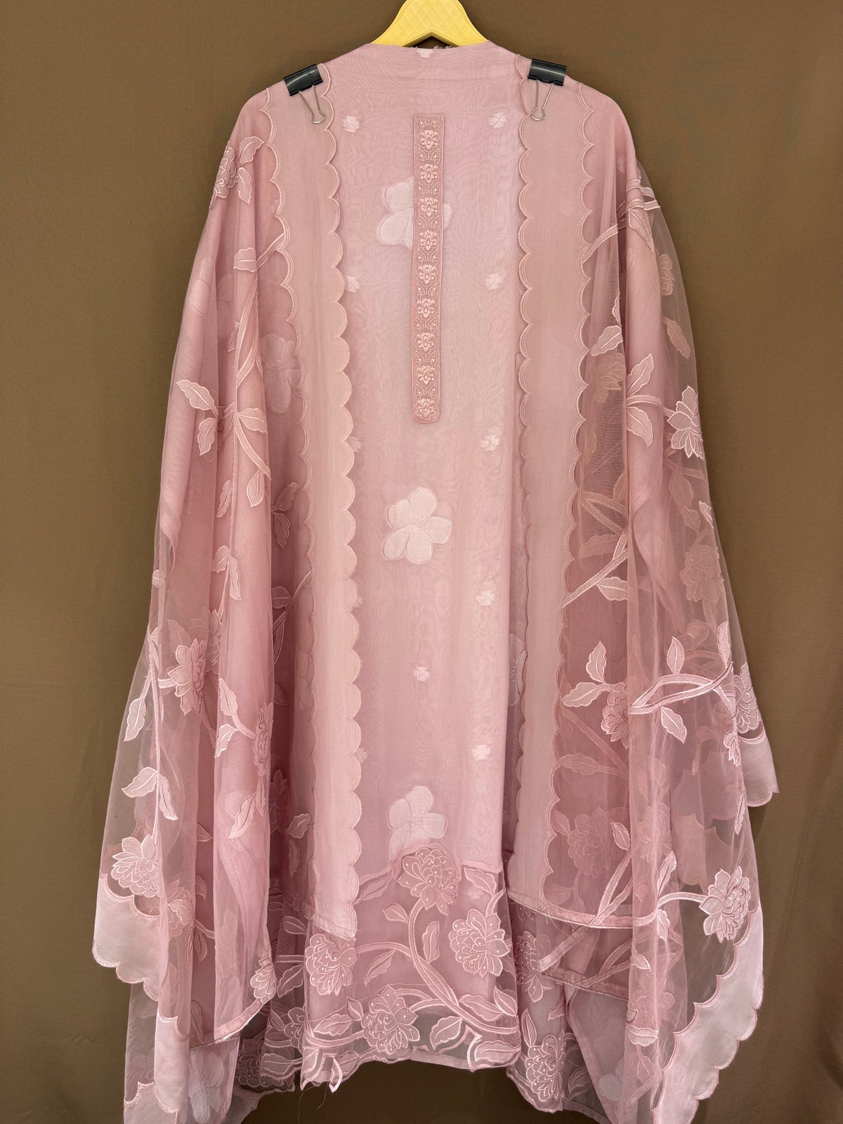 The Cutwork Edit Vol. 03 — Soft Organza Suit with Net Cutwork