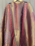The Banarasi Edit Vol. 02 — Tanchoi Silk Suit with Woven Jaal