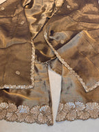 The Paisley Vine — Shimmer Tissue Suit with Bead Embroidery