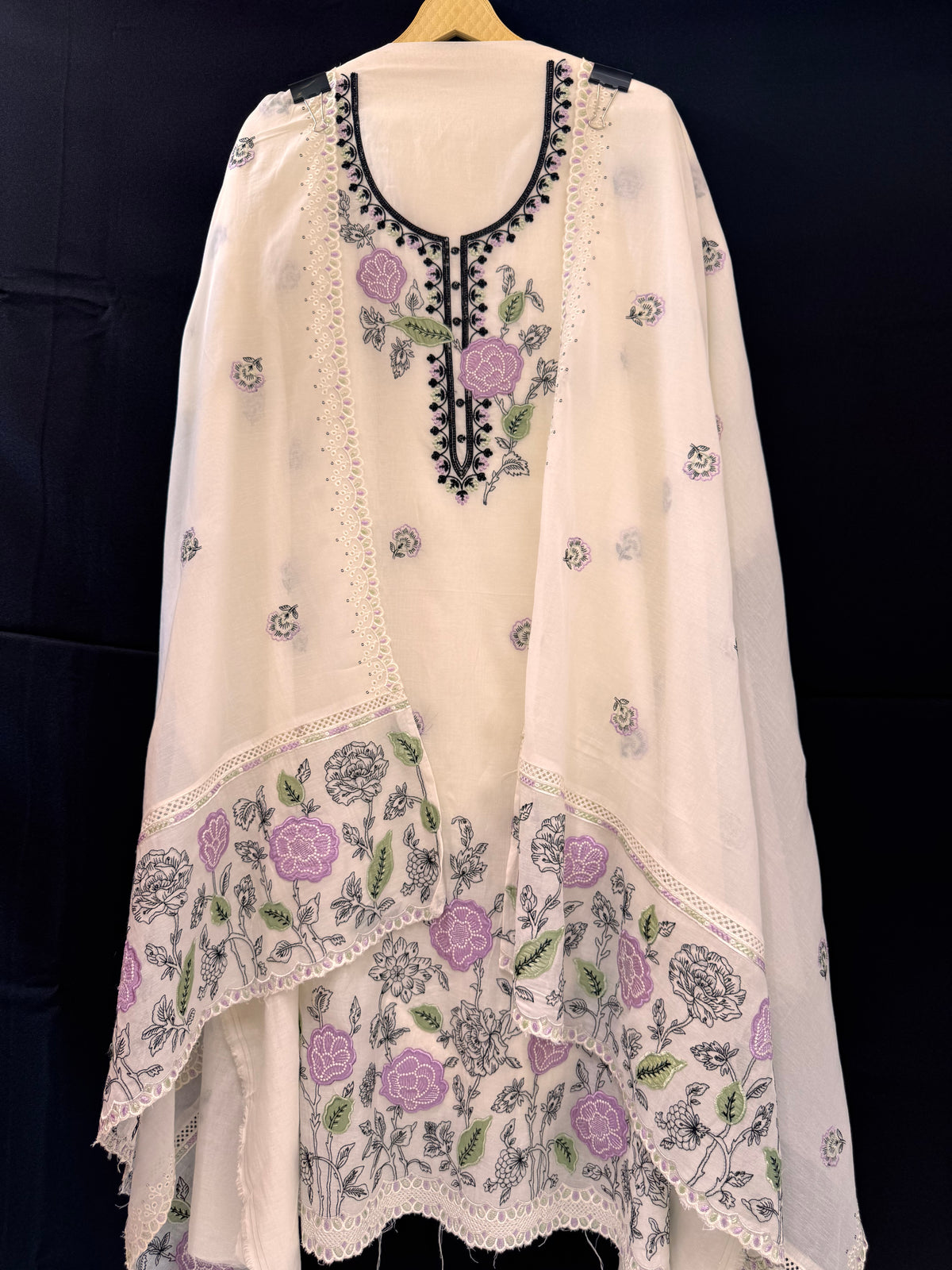 The Appliqué Edit Vol. 02 — Mal Cotton Unstitched Suit