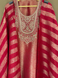 The Banarasi Edit Vol. 03 — Woven Silk Suit with Bead Work