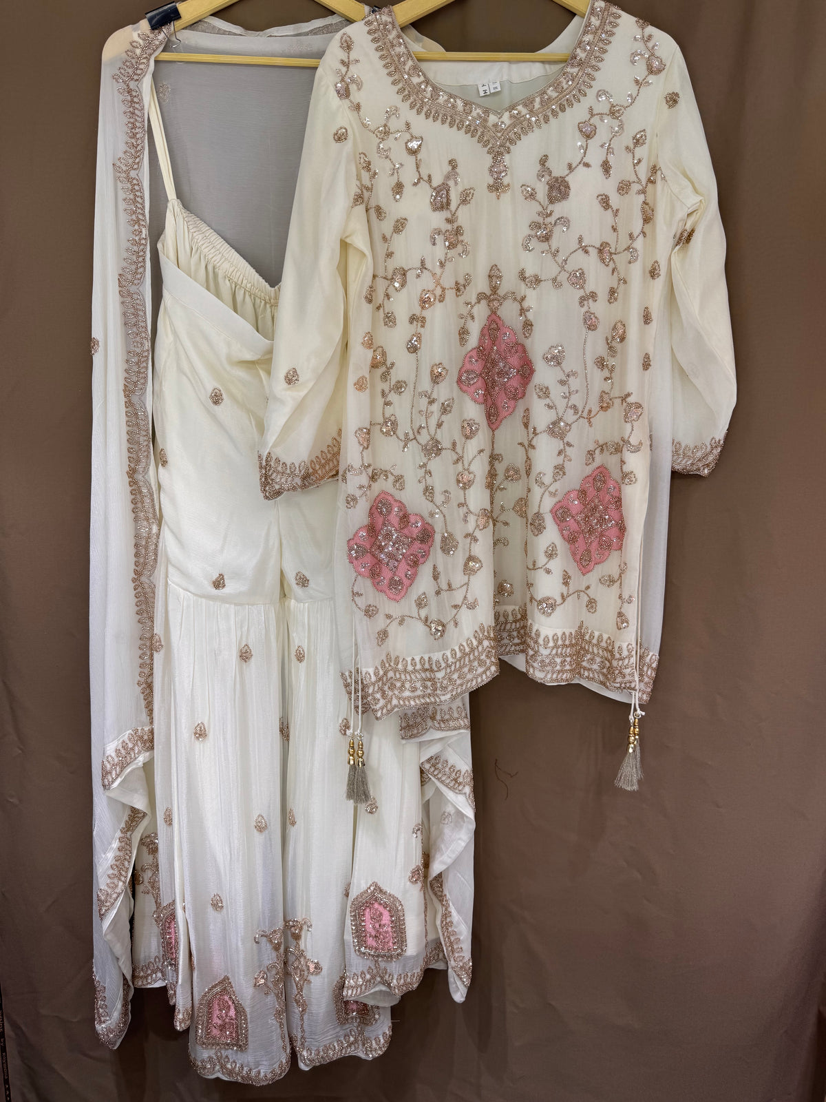 The Gharara Edit Vol. 02 — Chinnon Set with Bead Work