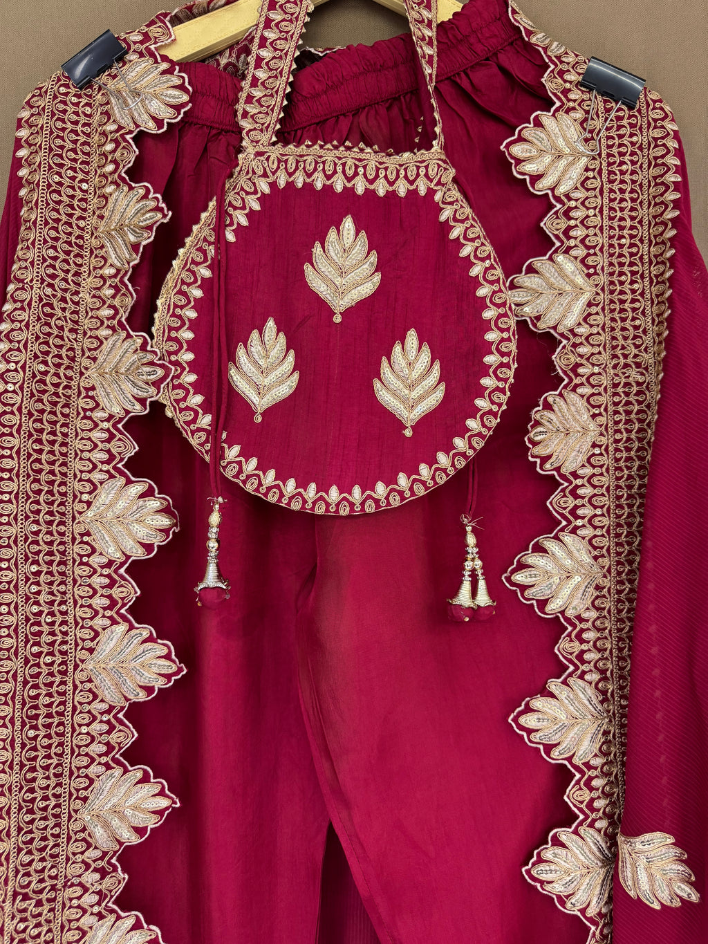 The Anarkali Edit Vol. 03 — Raw Silk Set with Sequin Work