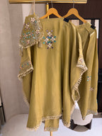 The Kaftan Edit Vol. 01 — Shimmer Silk Set with Mirror Work
