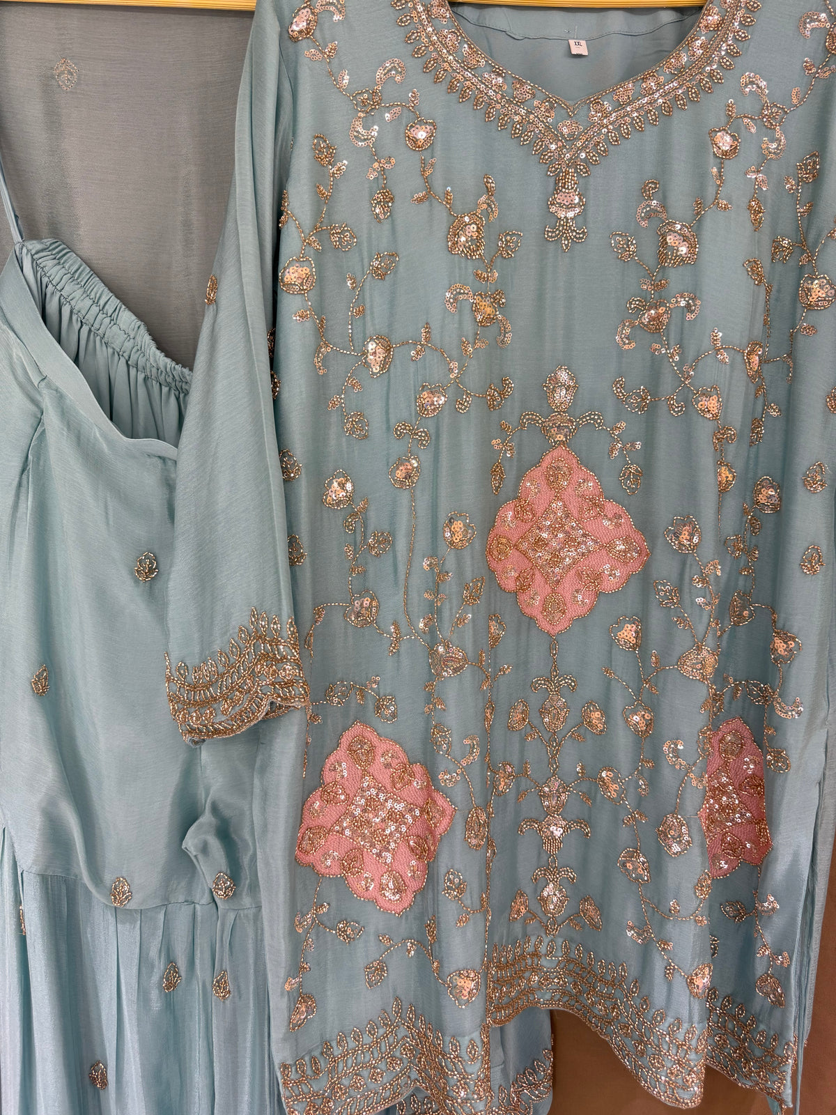 The Gharara Edit Vol. 02 — Chinnon Set with Bead Work