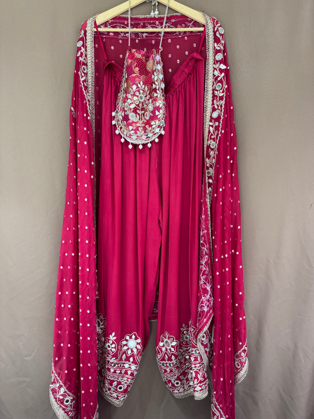 The Gota Edit Vol. 01 — Banarasi Set with Mirror Work