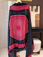 The Meera Muse — Bandhani Gaji Silk Suit with Mirror Work-black-dupatta