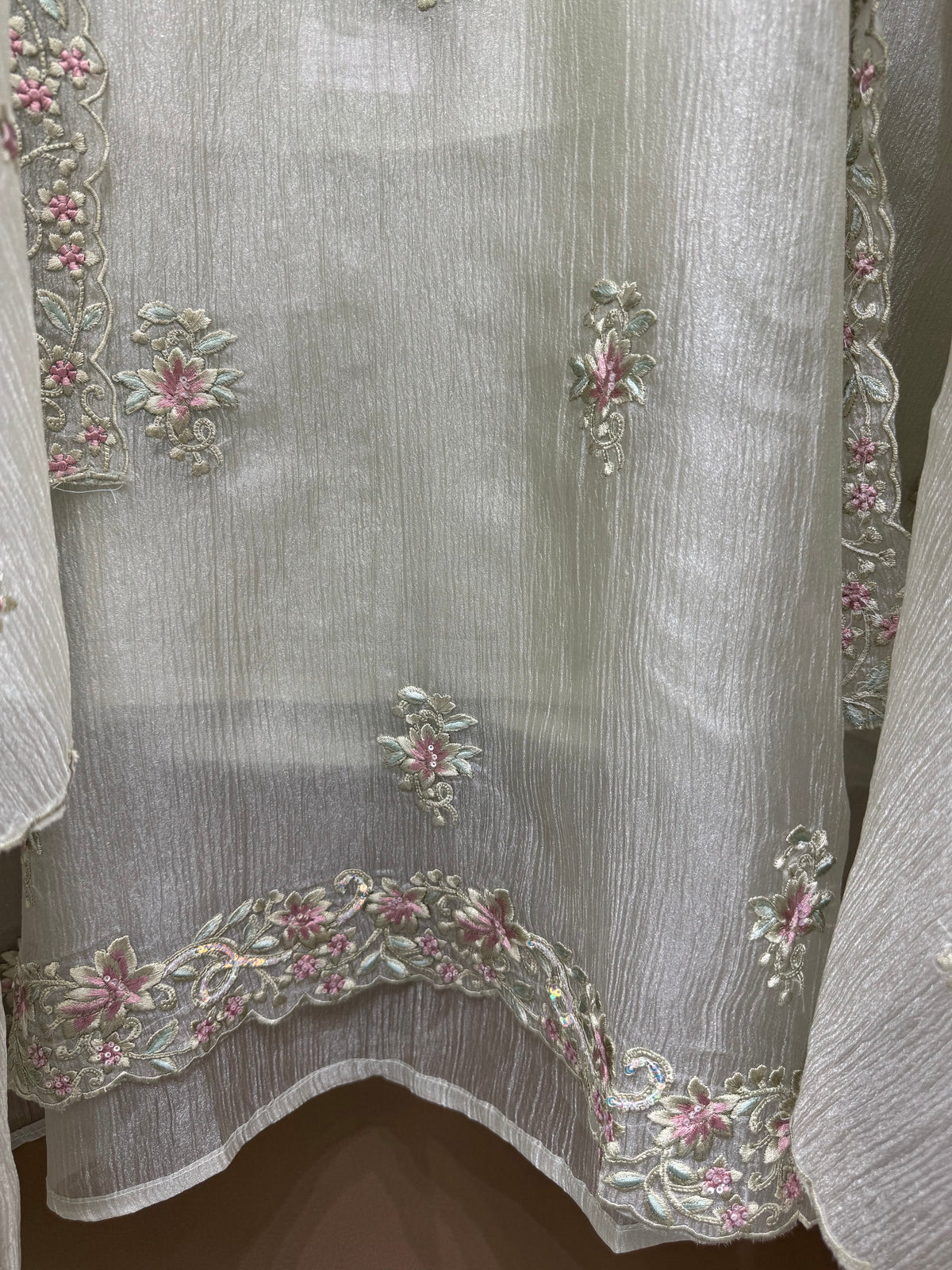 The Threadwork Edit Vol. 01 — Crush Chiffon Unstitched Suit