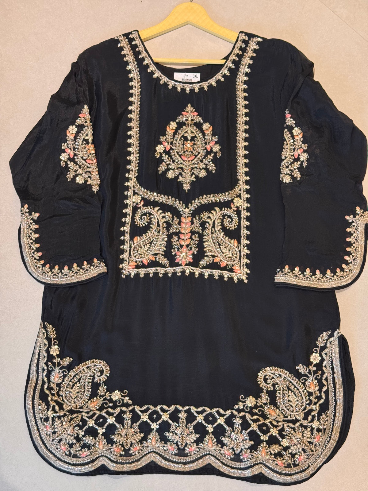 The Ambi Muse — Chinnon Set with Embroidery & Bead Work
