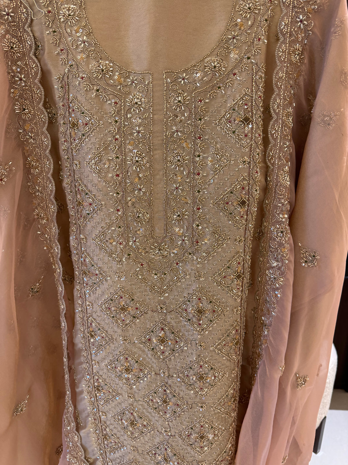 The Beadwork Edit Vol. 02 — Shimmer Silk Unstitched Suit