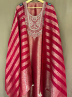 The Banarasi Edit Vol. 03 — Woven Silk Suit with Bead Work