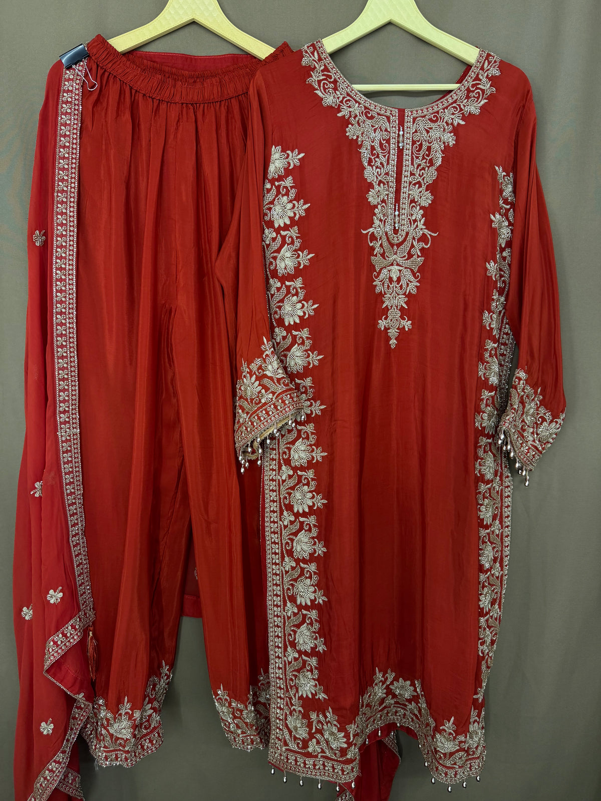 The Threadwork Edit Vol. 02 — Glass Organza Suit with Beadwork