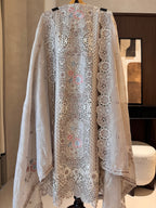 The Cutwork Edit Vol. 01 — Shimmer Silk Suit with Swarovski