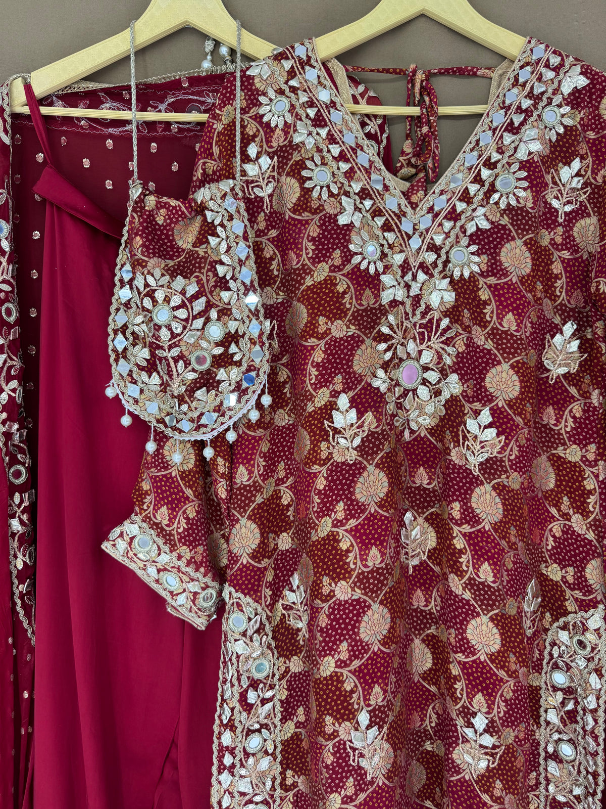 The Gota Edit Vol. 01 — Banarasi Set with Mirror Work