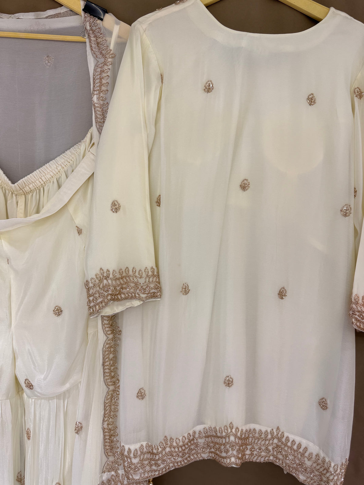 The Gharara Edit Vol. 02 — Chinnon Set with Bead Work