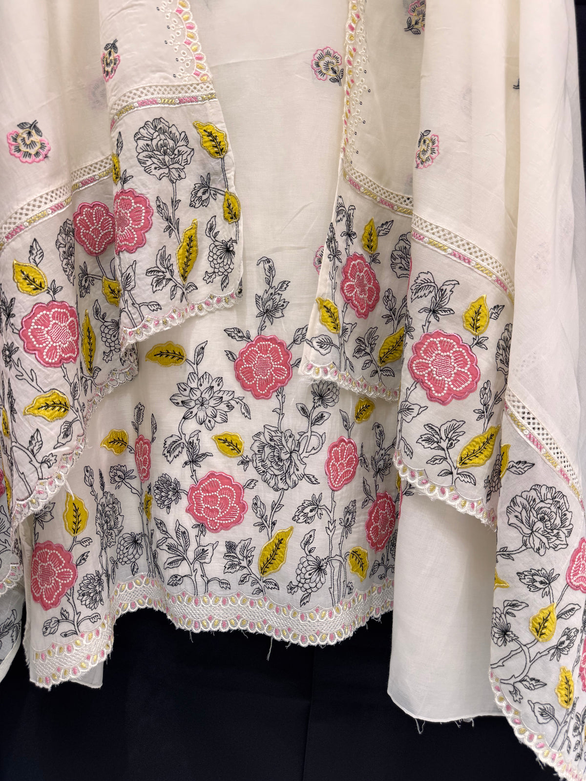 The Appliqué Edit Vol. 02 — Mal Cotton Unstitched Suit