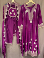 The Anarkali Edit Vol. 03 — Raw Silk Set with Sequin Work