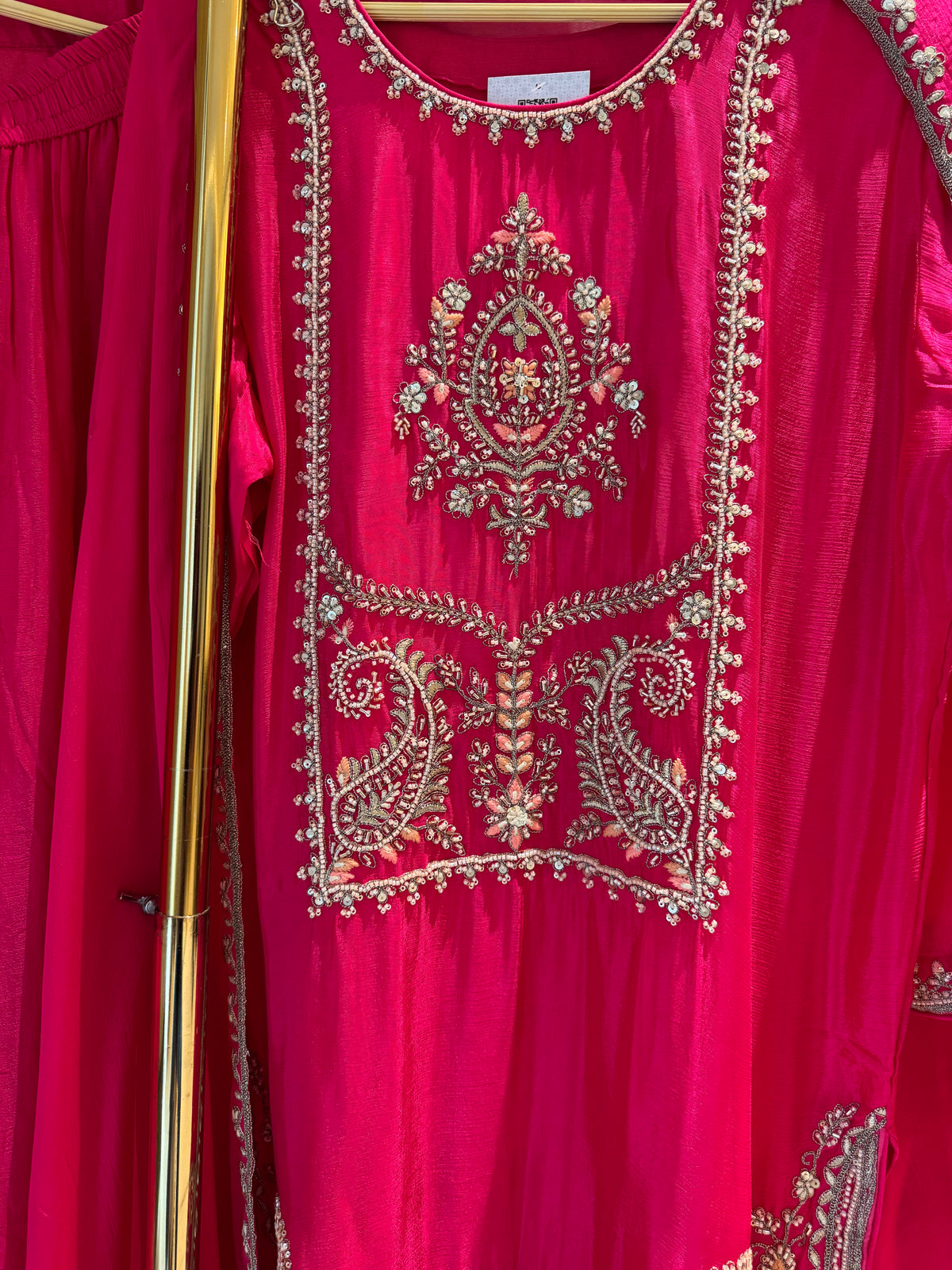 The Ambi Muse — Chinnon Set with Embroidery & Bead Work