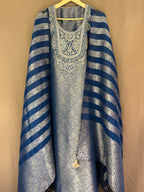 The Banarasi Edit Vol. 03 — Woven Silk Suit with Bead Work