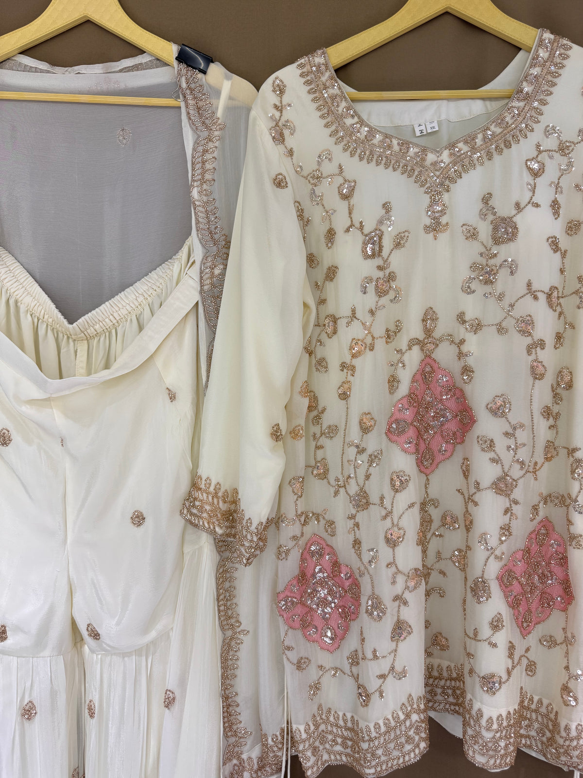 The Gharara Edit Vol. 02 — Chinnon Set with Bead Work