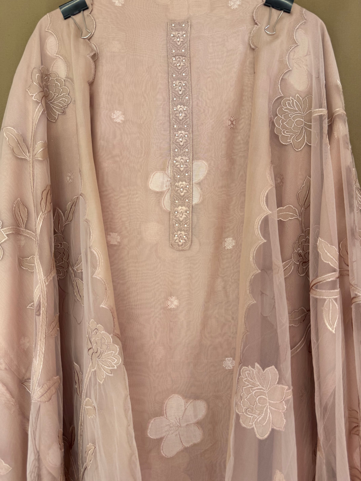 The Cutwork Edit Vol. 03 — Soft Organza Suit with Net Cutwork