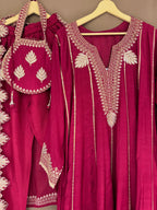 The Anarkali Edit Vol. 03 — Raw Silk Set with Sequin Work