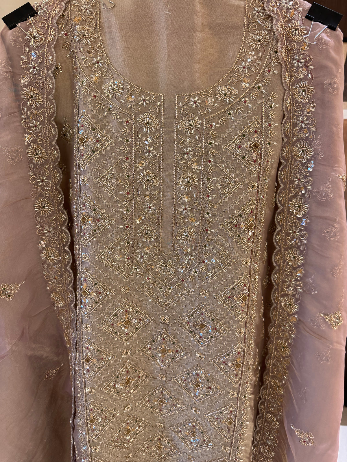 The Beadwork Edit Vol. 02 — Shimmer Silk Unstitched Suit