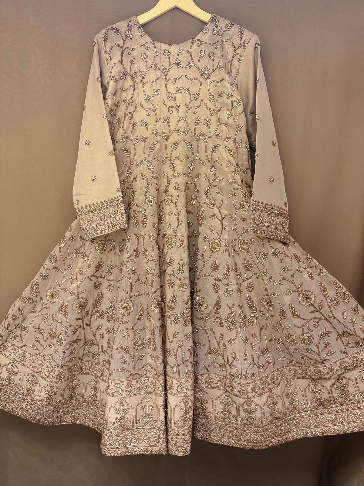 The Anarkali Edit Vol. 02 — Shimmer Silk Set with Zari Work
