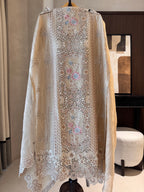 The Cutwork Edit Vol. 01 — Shimmer Silk Suit with Swarovski