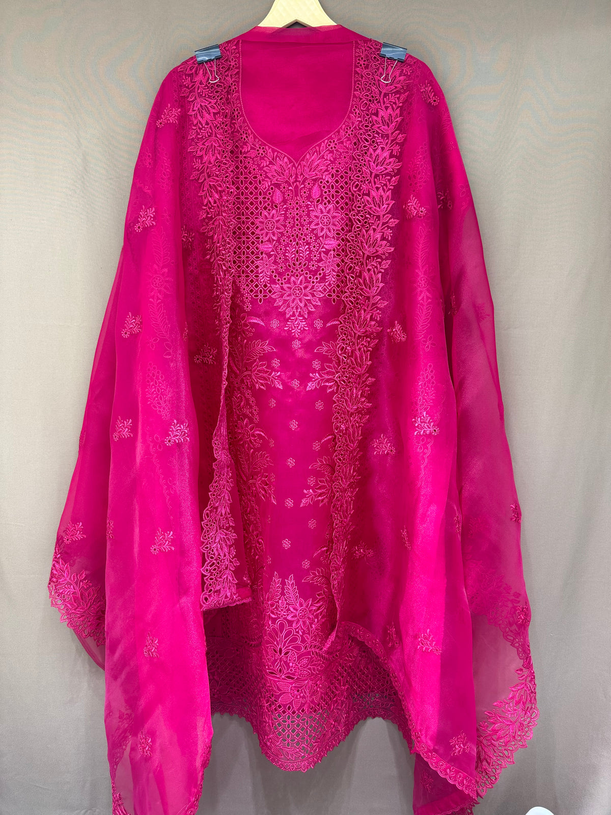 The Cutwork Edit Vol. 02 — Organza Unstitched Suit