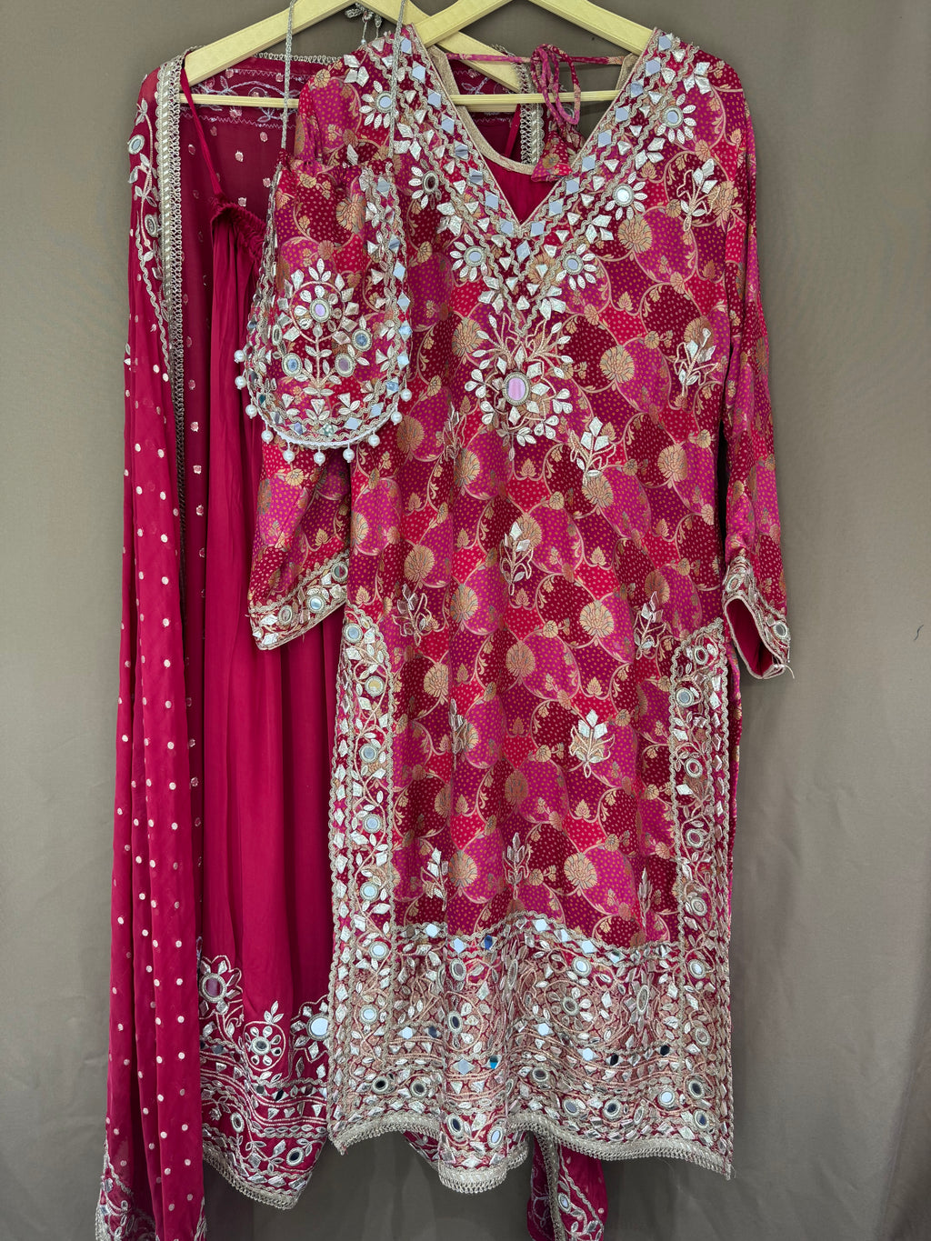 The Gota Edit Vol. 01 — Banarasi Set with Mirror Work