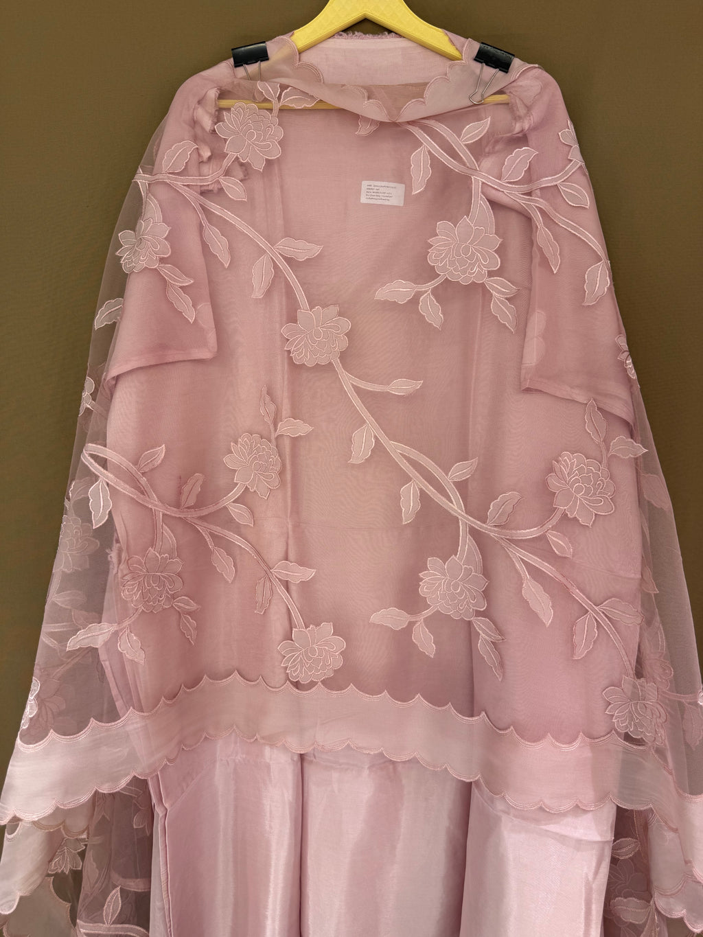 The Cutwork Edit Vol. 03 — Soft Organza Suit with Net Cutwork