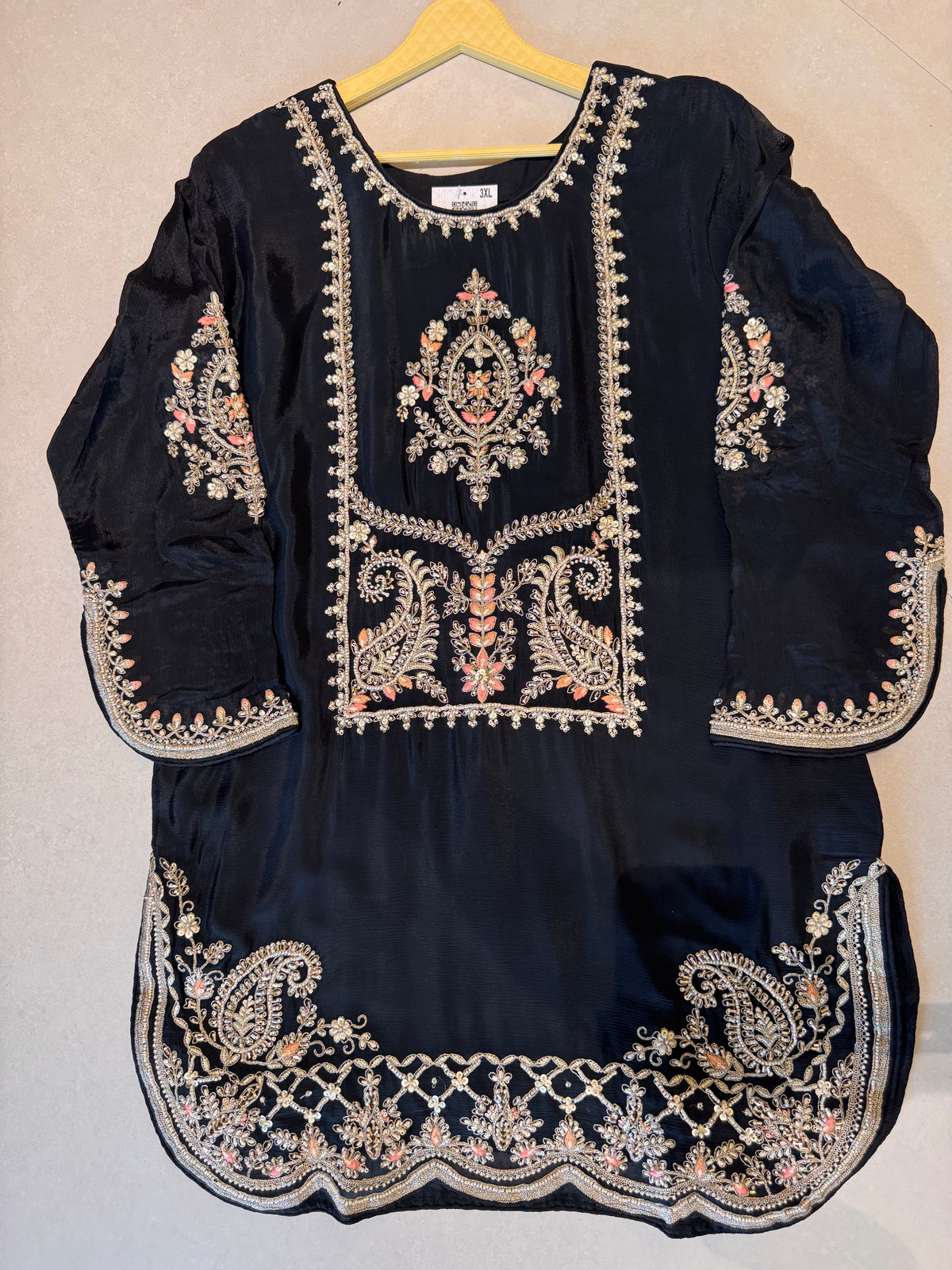 The Ambi Muse — Chinnon Set with Embroidery & Bead Work