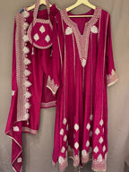 The Anarkali Edit Vol. 03 — Raw Silk Set with Sequin Work