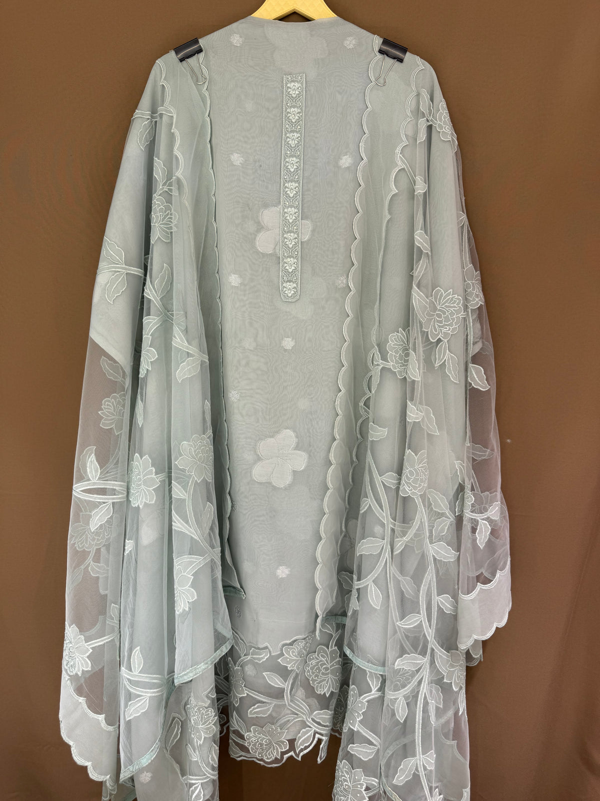 The Cutwork Edit Vol. 03 — Soft Organza Suit with Net Cutwork
