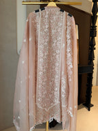 The Marble Lattice — Marble Chiffon Suit with Cutwork
