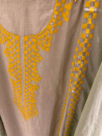 The Prism Weave — Mul Suit with Laser Cut Work-pista-dupatta