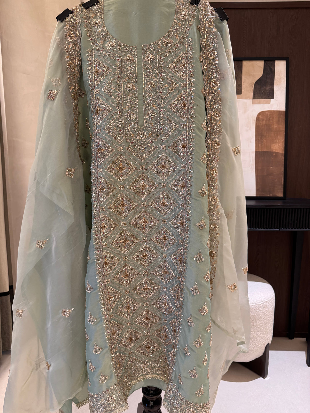 The Beadwork Edit Vol. 02 — Shimmer Silk Unstitched Suit