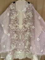 The Appliqué Edit Vol. 03 — Crush Shimmer Suit with Cutwork