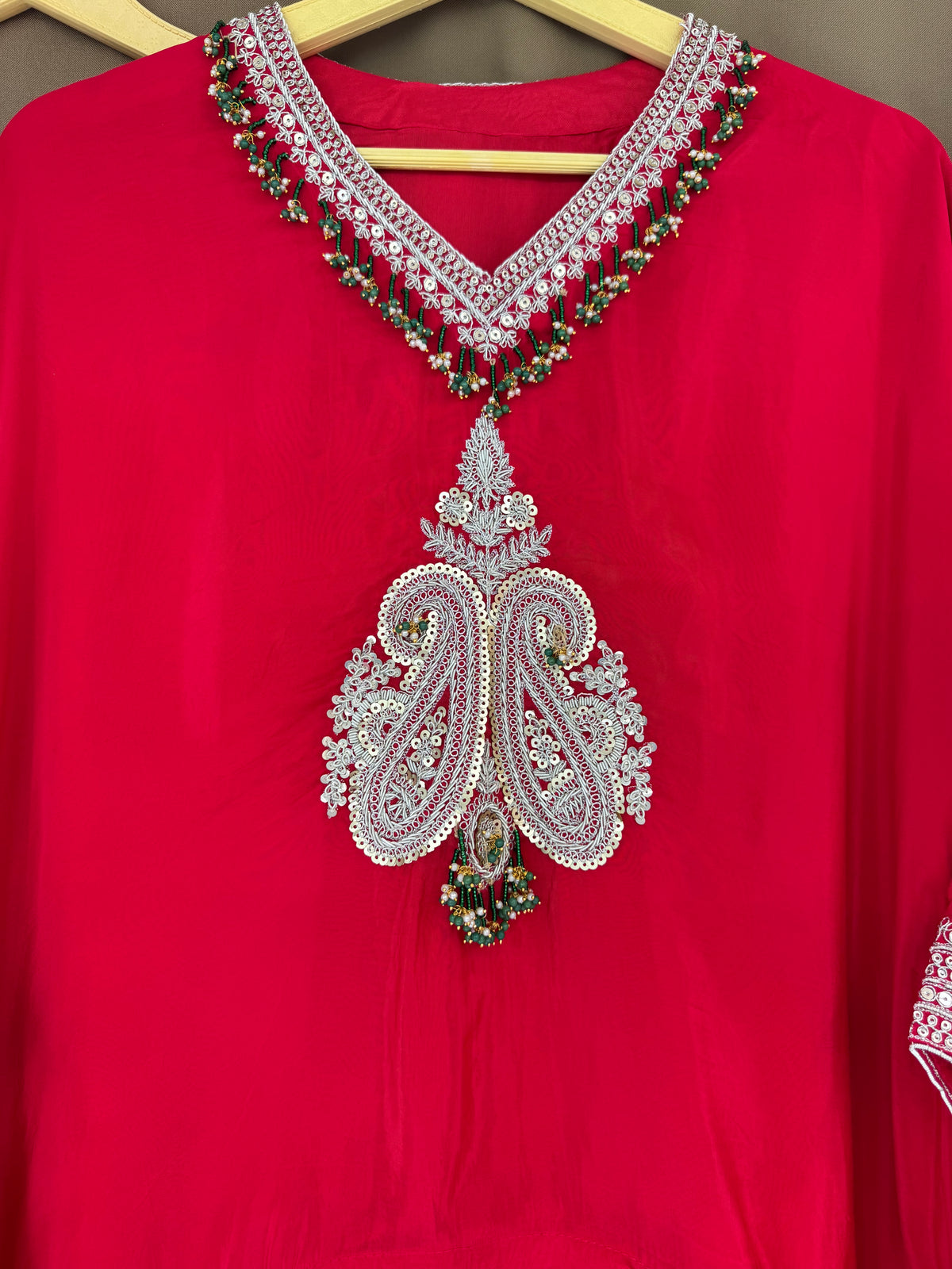 The Dhoti Edit Vol. 02 — Satin Silk Fusion Set with Handwork